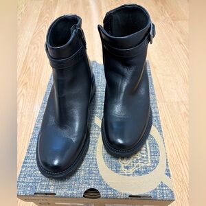 Clarks Black Ankle Boots